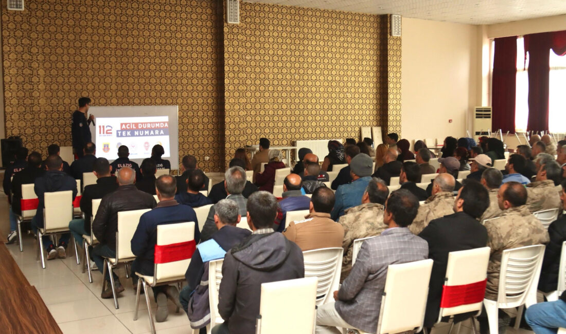 Maden ilçesinde düzenlenen eğitim