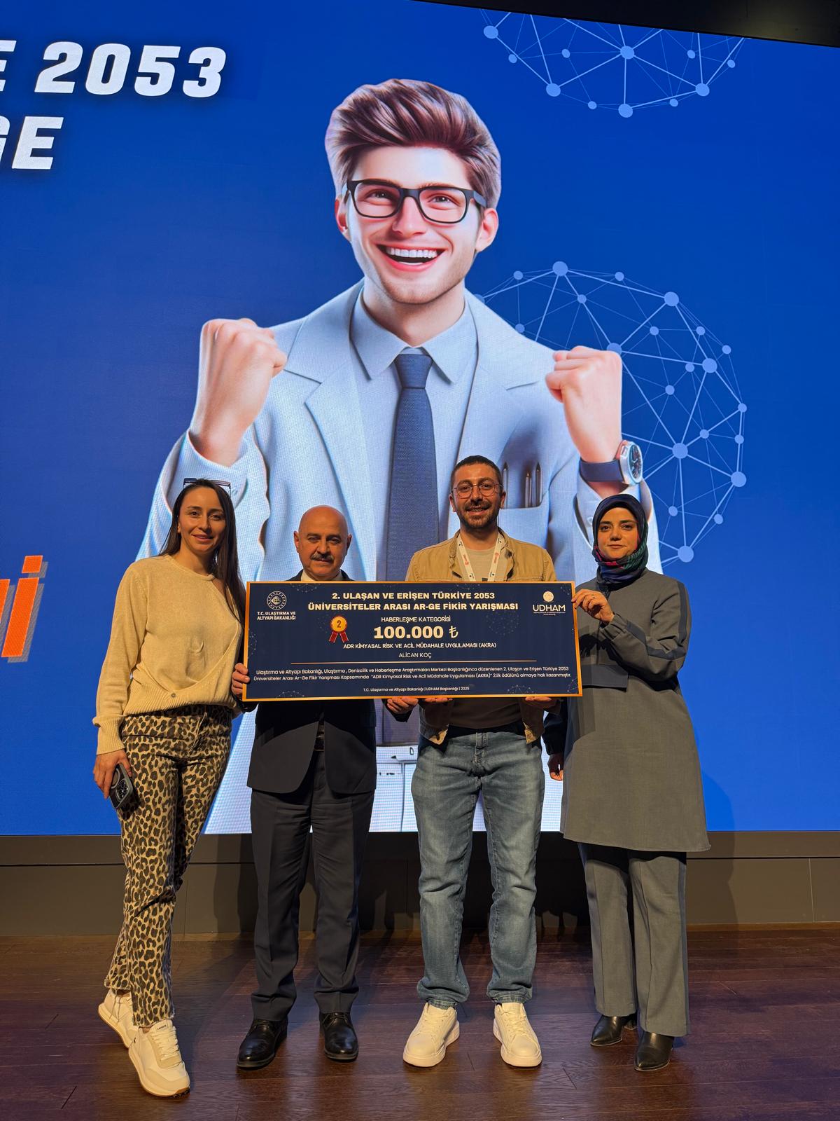 Düzce Üniversitesi’nden “Ulaşan ve Erişen Türkiye 2053” Yarışmasında Gururlandıran Başarı