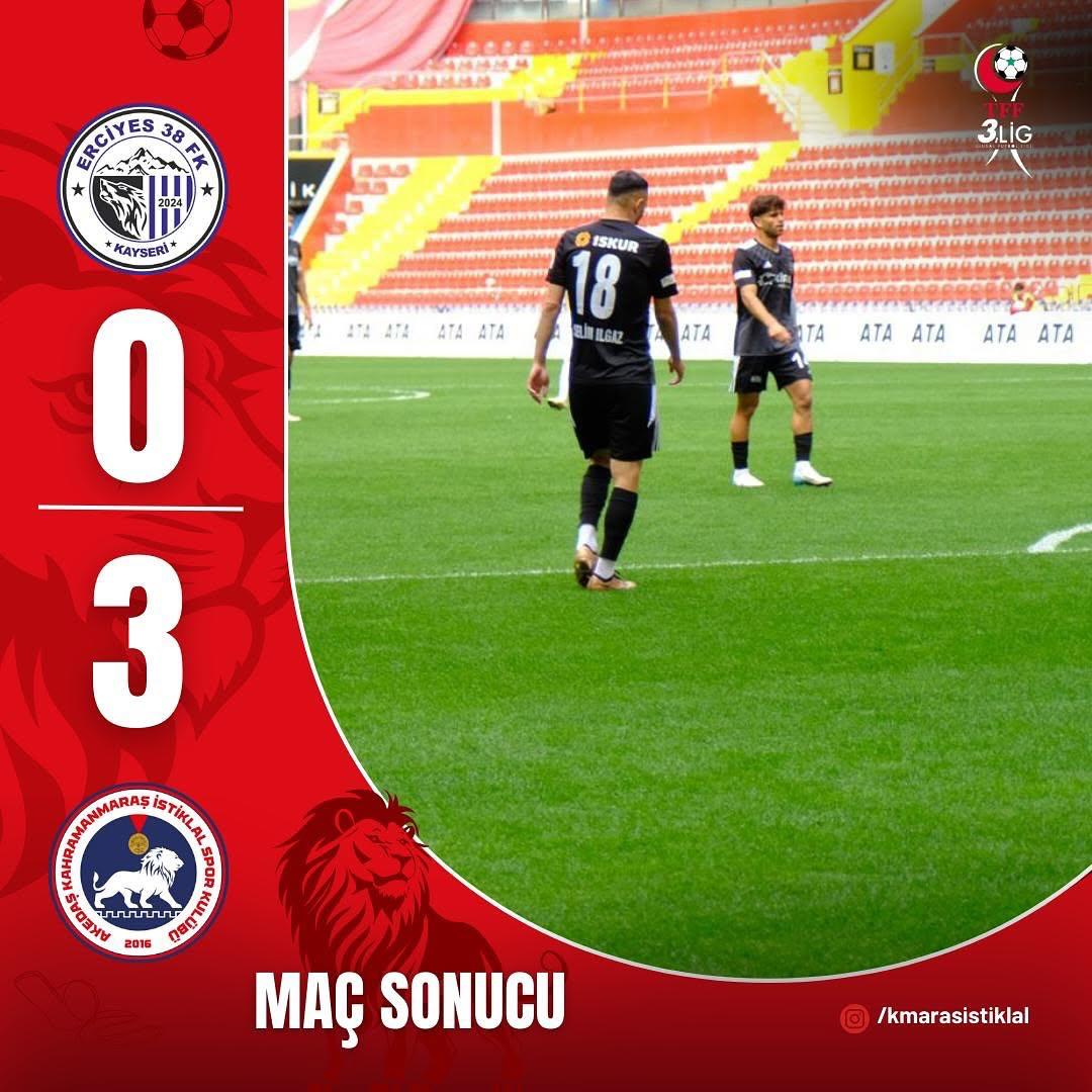 Kahramanmaraş İstiklalspor’dan Deplasmanda Farklı Galibiyet: Play-Off Yolunda Dev Adım