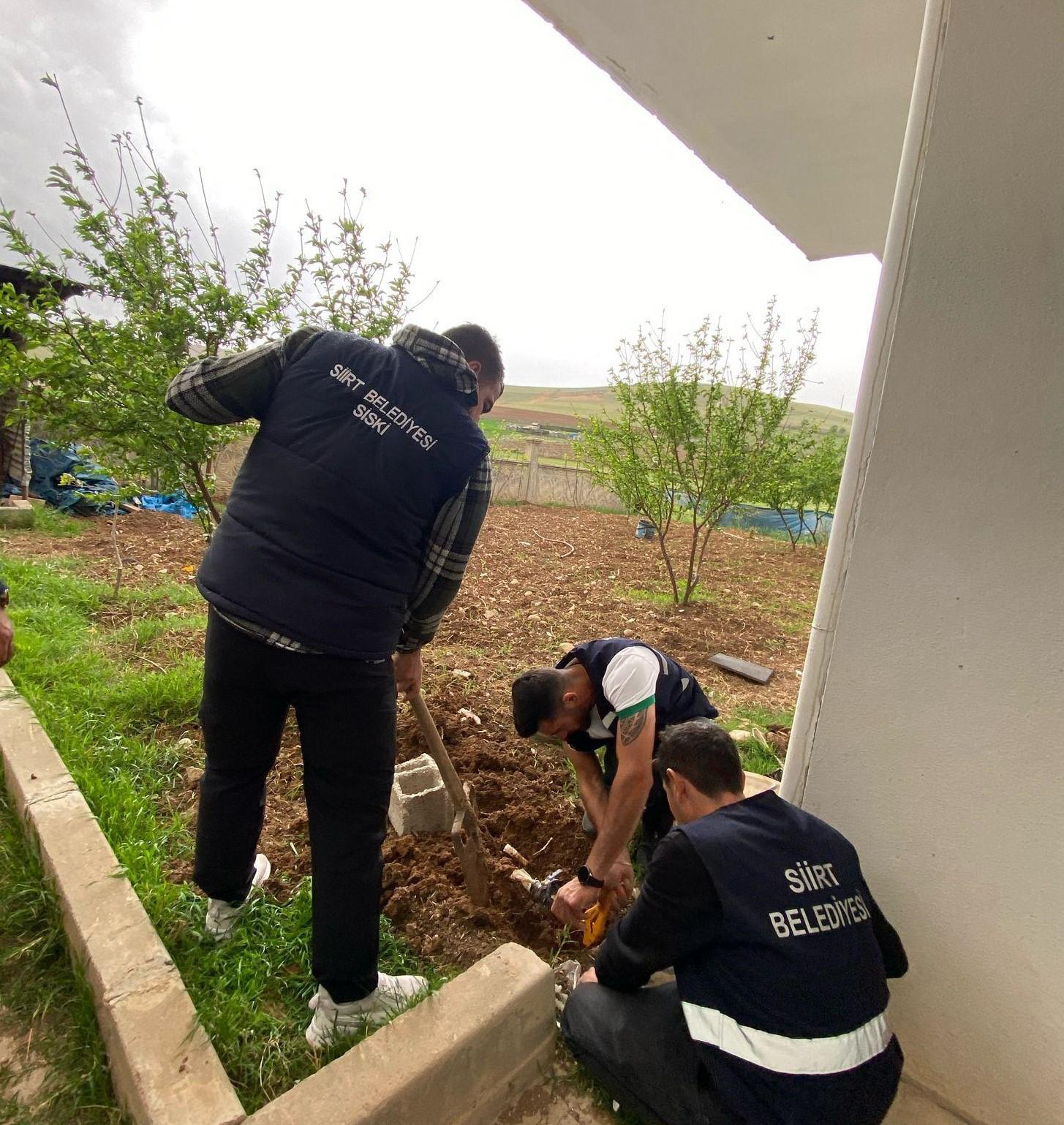Siirt Belediyesi’nden Kaçak Su Kullanımına Sıkı Takip!