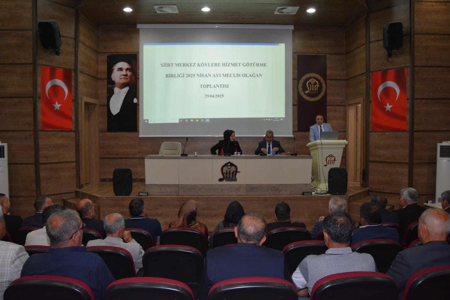 SİİRT MERKEZ KÖYLERE HİZMET GÖTÜRME BİRLİĞİ ENCÜMEN SEÇİMLERİ GERÇEKLEŞTİRİLDİ