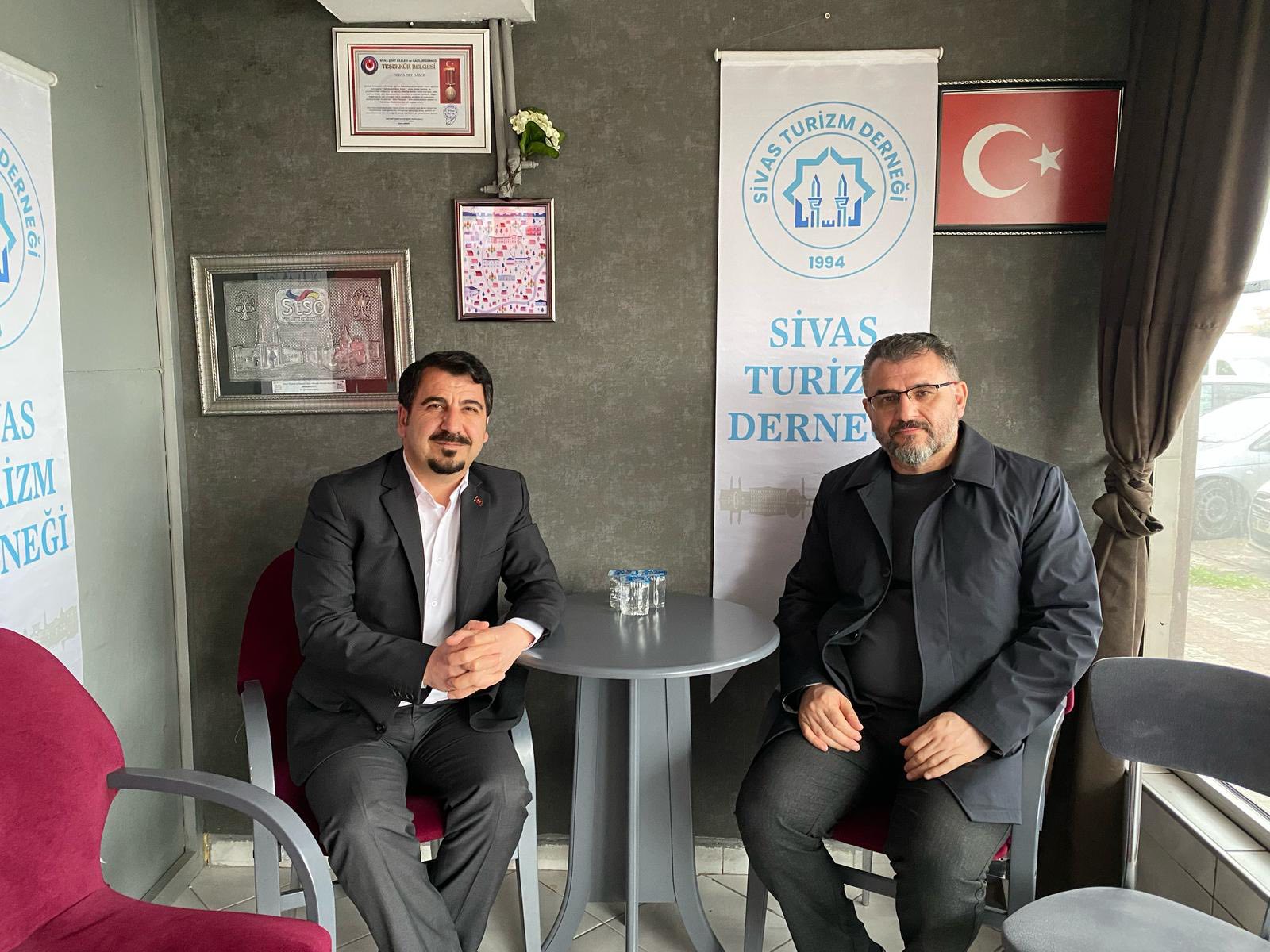 AK Parti Sivas İl Başkanlığı’ndan Sivas Turizm Derneğine ziyaret