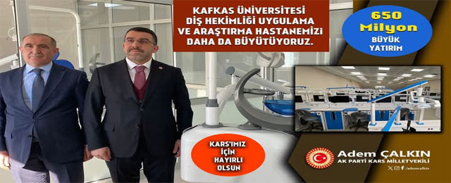 Kars’a 650 milyon TL’lik dev sağlık yatırımı