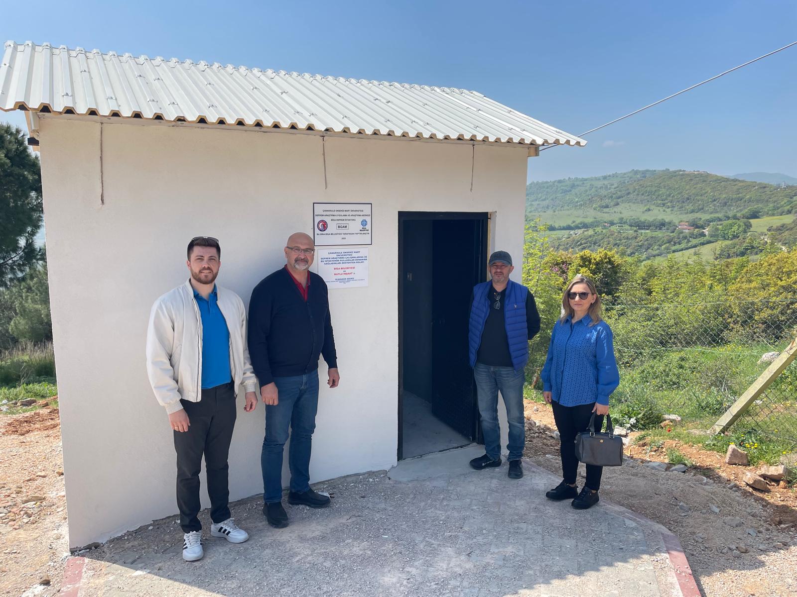 ÇOMÜ’den Deprem Dirençli Kentler İçin Biga’ya Yeni Deprem İstasyonu