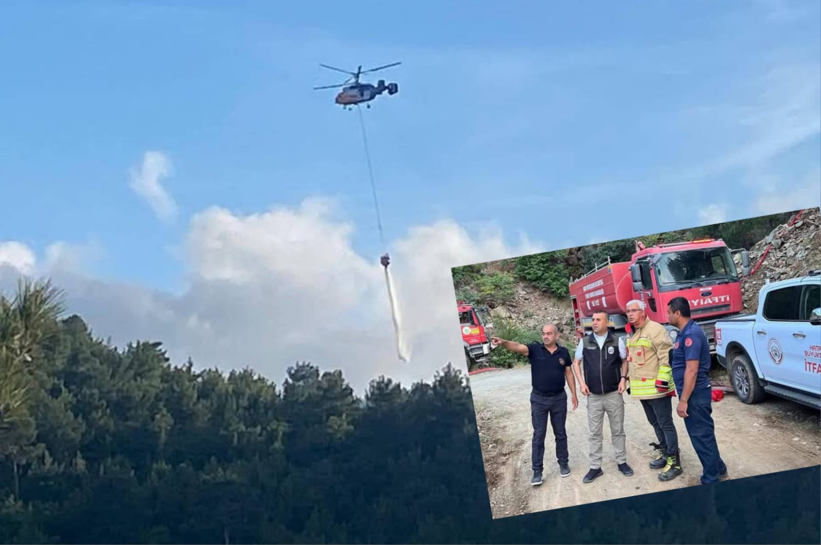 Konacık’ta Orman Yangını Korkuttu