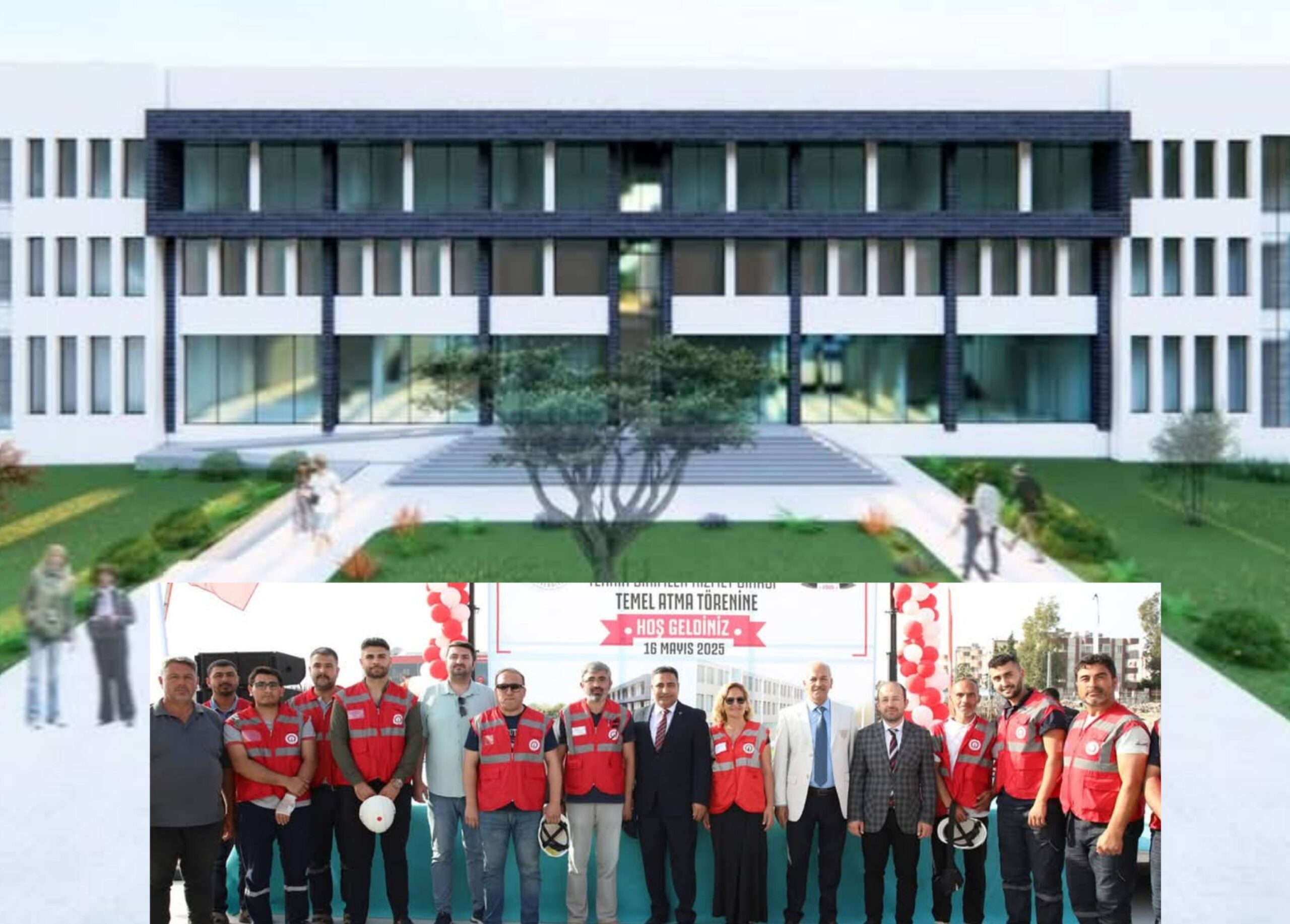Teknik Birimler Hizmet Binası’nın temeli atıldı