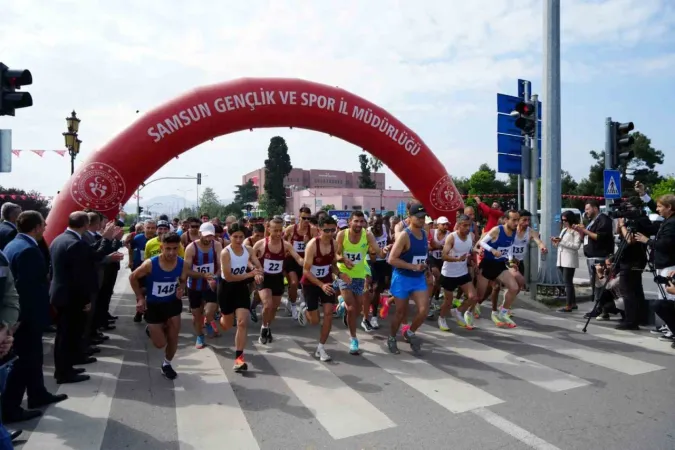 Samsun’da 19 Mayıs Yarı Maratonu Coşkuyla Koşuldu