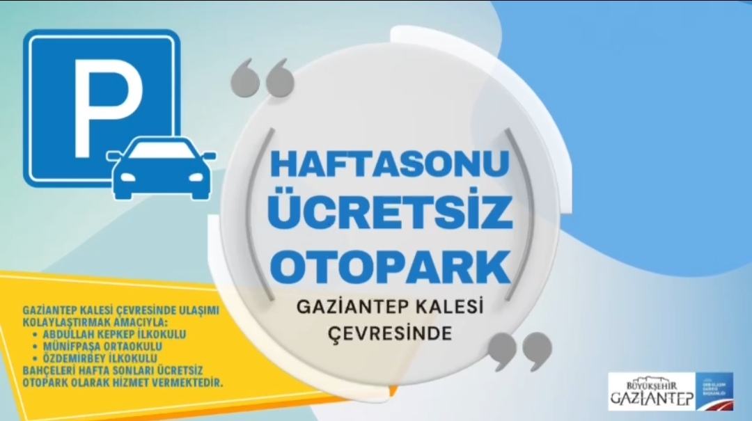 Gaziantep Büyükşehir’den Tarihi Bölgede Otopark Sorununa Çözüm!