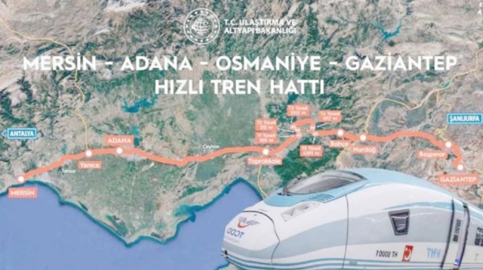 Mersin-Adana-Osmaniye-Gaziantep Hızlı Tren Projesi!