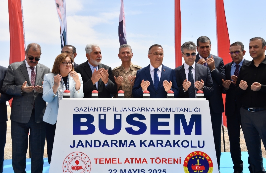 BÜSEM JANDARMA KARAKOL KOMUTANLIĞI BİNASININ TEMELİ  ATILDI!