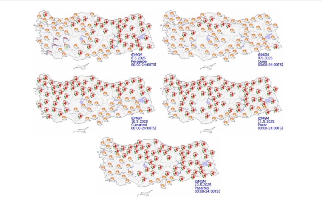 Hafta Sonu Planlarına Yağmur Engeli: Türkiye Yeni Bir Yağışlı Sistem Altına Giriyor