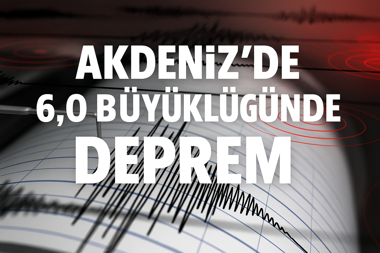 Datça’da Gece Yarısı Panik: 6.0’lık Deprem Korkuttu