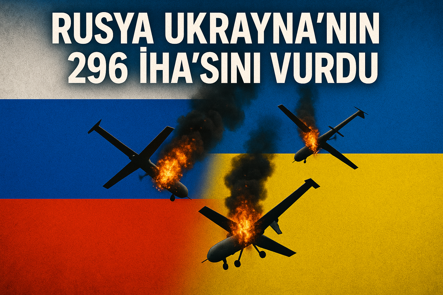 Rusya, Ukrayna’ya Ait 296 İHA’yı Vurdu: Gerilim Tırmanıyor