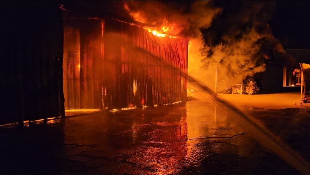 Çorum’da Tekstil Fabrikasında Yangın