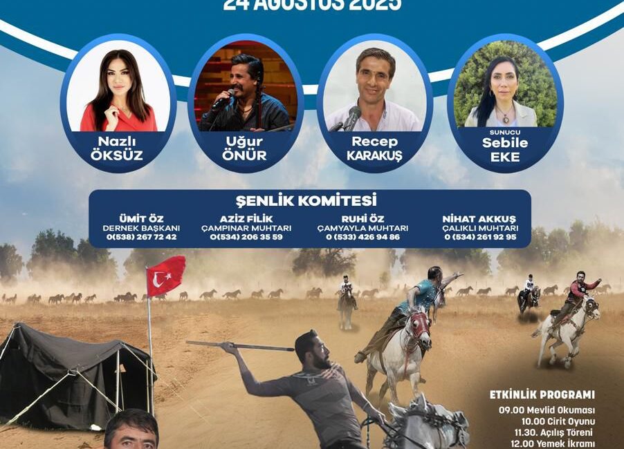 Selendi Ovacık Yörük Şenliği 24 Ağustos Pazar Günü ADİL AKA- MANİSA /TEKHA