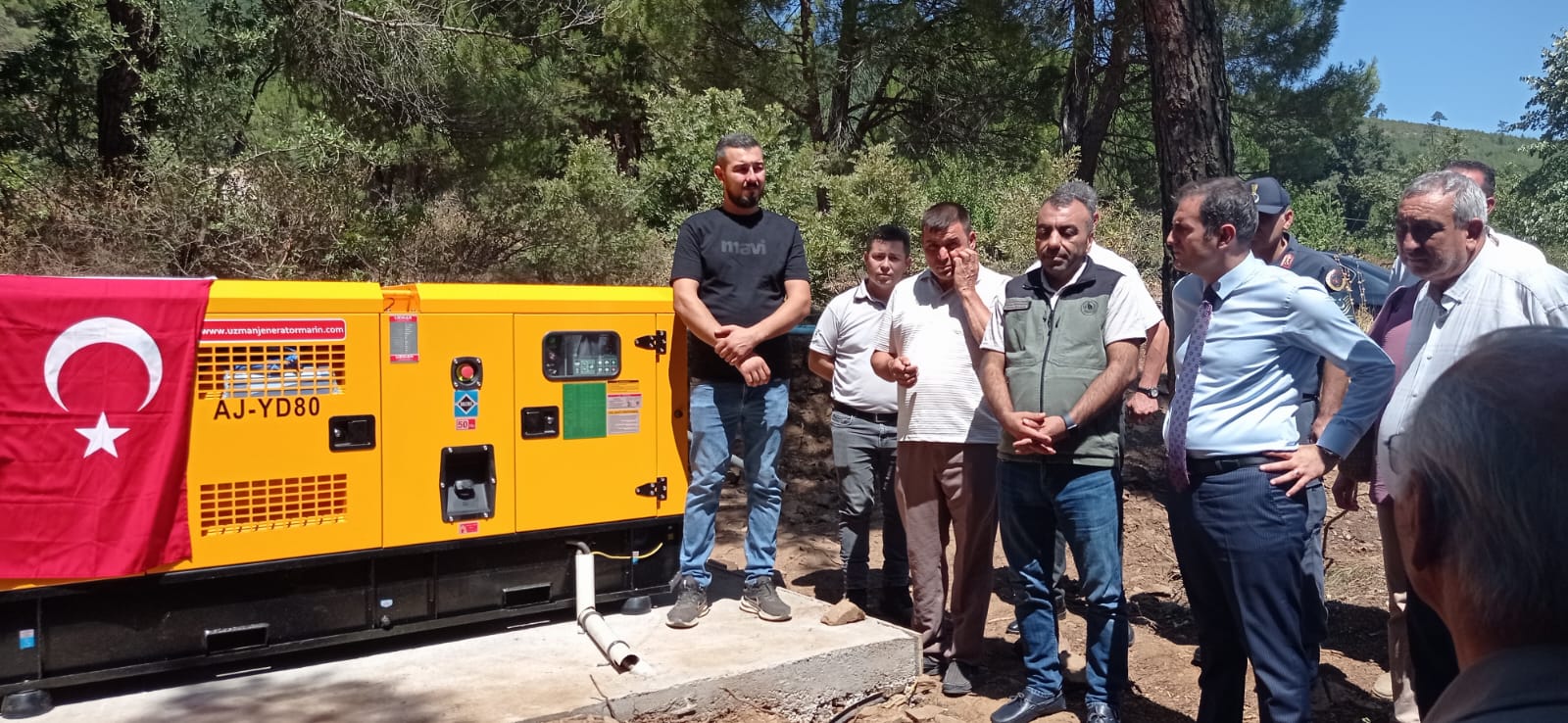 Alankıyı’dan Yangına Karşı Jeneratör Dayanışması