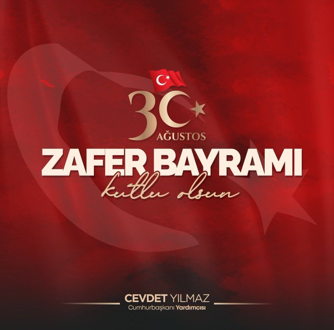 Cumhurbaşkanı Yardımcısı Yılmaz’dan 30 Ağustos Zafer Bayramı Mesajı