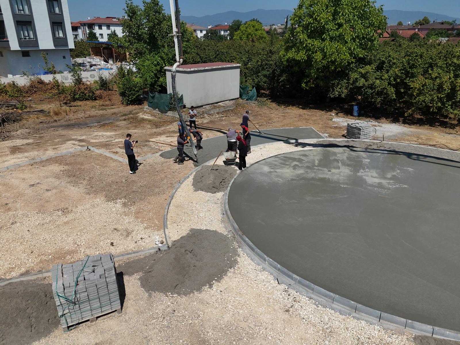 Düzce Darıcı Mahallesine Yeni Park Yapımı Başladı