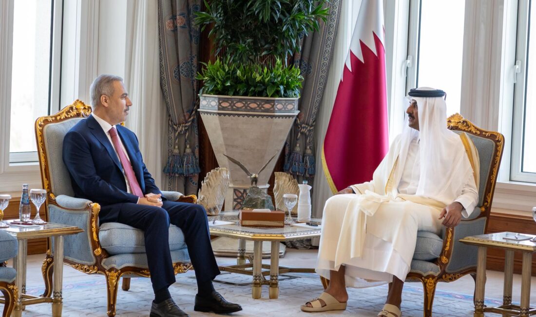 Dışişleri Bakanı Hakan Fidan, Katar Emiri Şeyh Tamim bin Hamad Al Thani ile Görüştü KATAR / TEKHA Dışişleri