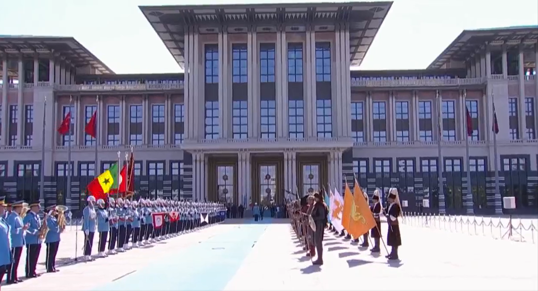 Cumhurbaşkanı Erdoğan, Senegal Başbakanı Ousmane Sonko’yu Resmi Törenle Karşıladı