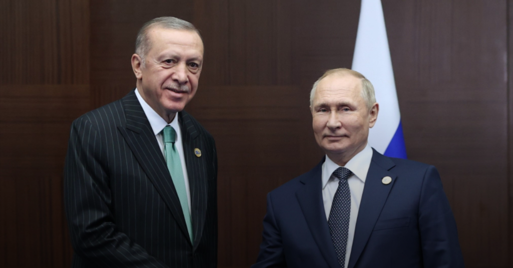 Cumhurbaşkanı Erdoğan, Şanghay İşbirliği Örgütü Zirvesi Kapsamında Putin ile Görüştü