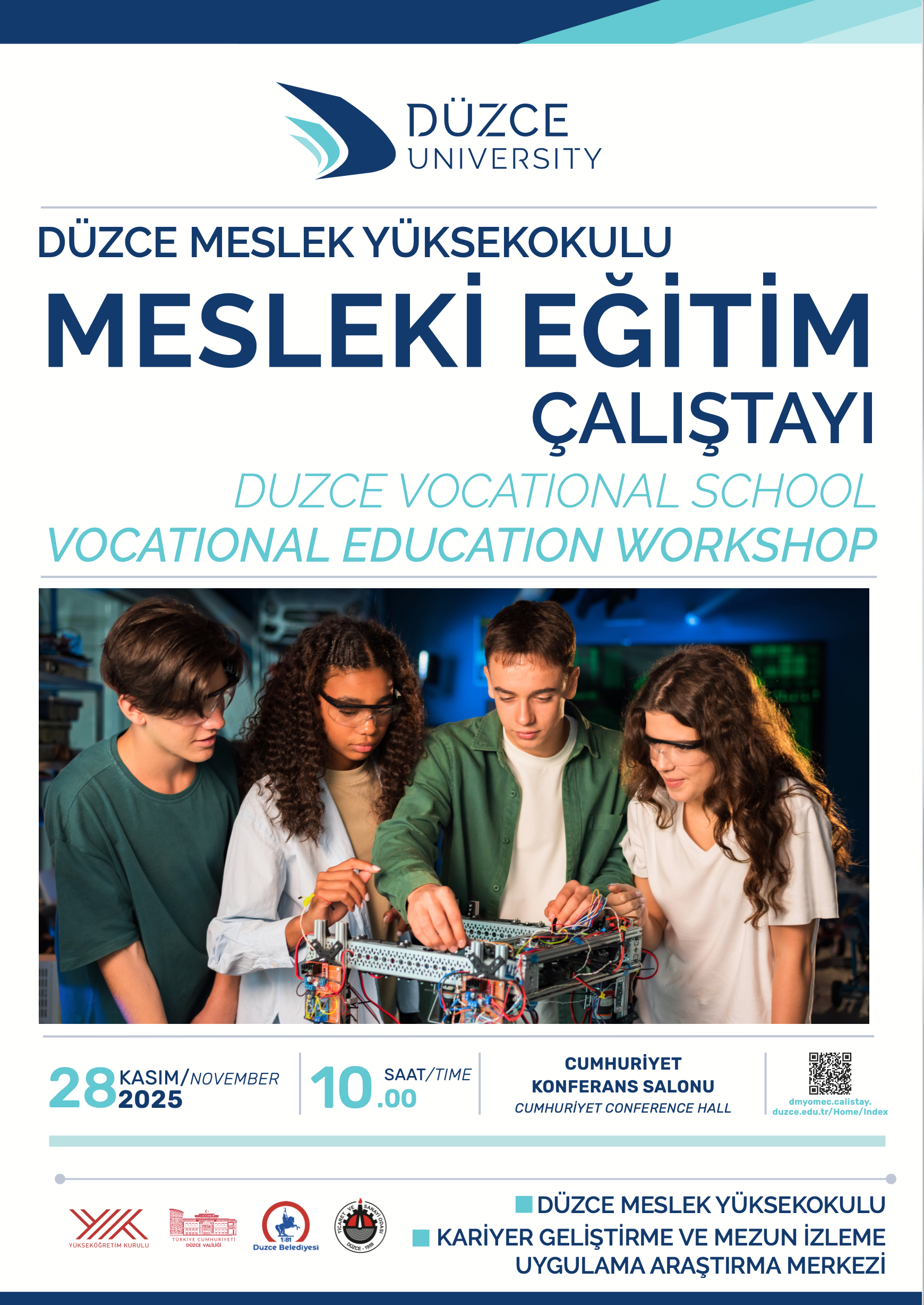 Düzce Üniversitesi’nde Mesleki Eğitim Çalıştayı Düzenlenecek