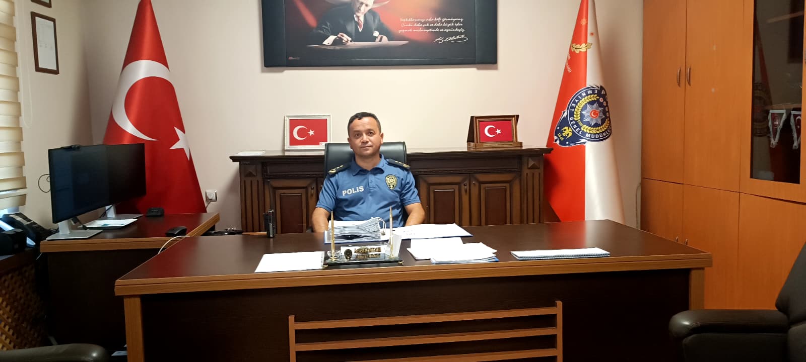 Kağızman İlçe Emniyet Müdürü Levent Akkaya görevine başladı.