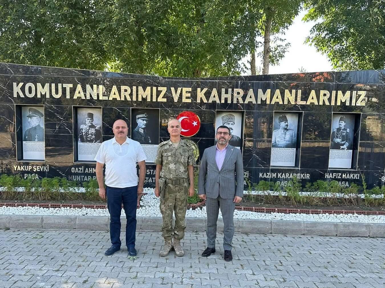 Milletvekili Adem Çalkın’dan 14. Mekanize Tugay Komutanı Tuğgeneral Şahin Yenilmez’e Veda Ziyareti