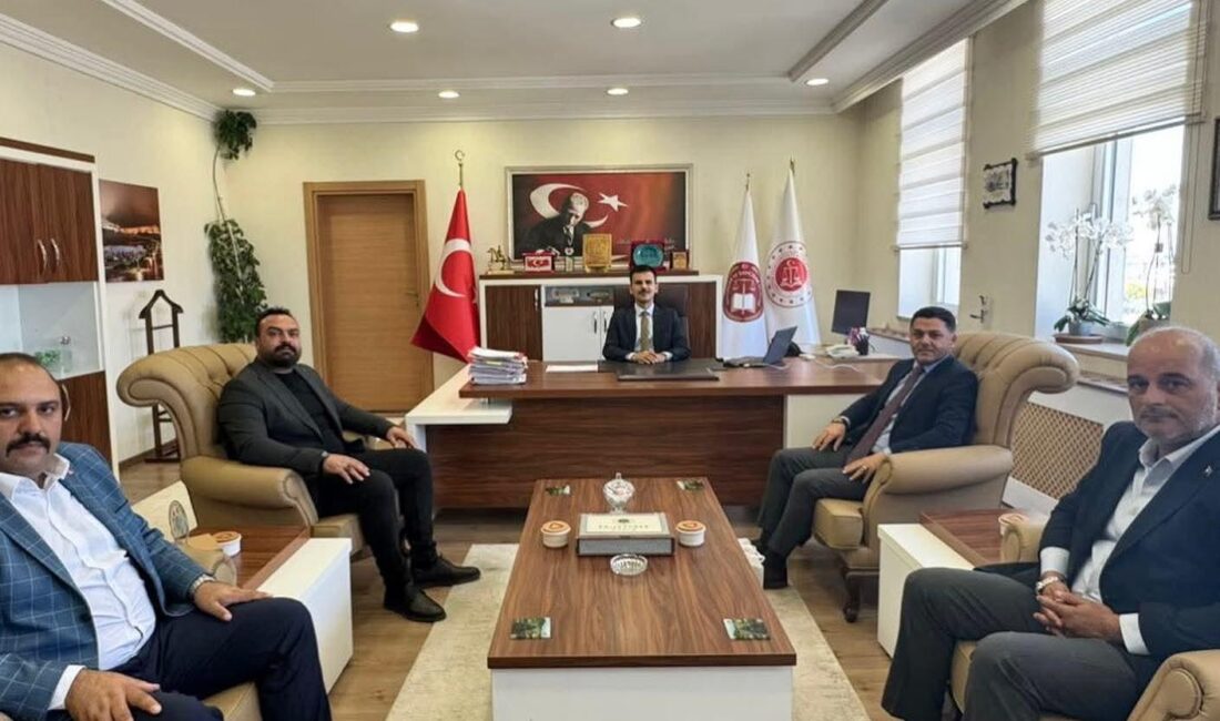 MHP Kars Heyetinden Adalet Komisyonu Başkanı Emrah Turan’a Ziyaret CEM DAŞDELEN- KARS /