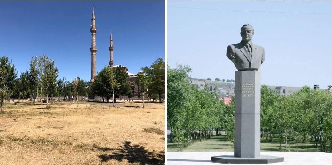 Kars’ta Haydar Aliyev Heykeli İçin Yeni Alan Talebi CEM DAŞDELEN- KARS /