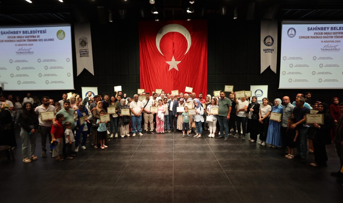 Şahinbey Belediyesi’nin Evlilik Okulu 481 Çifti Mezun Etti BERK TÜRKELİ-ŞAHİNBEY/TEKHA Şahinbey Belediyesi