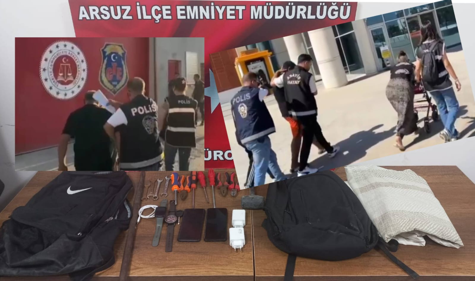 Üç şüpheli yakalandı, ikisi tutuklandı