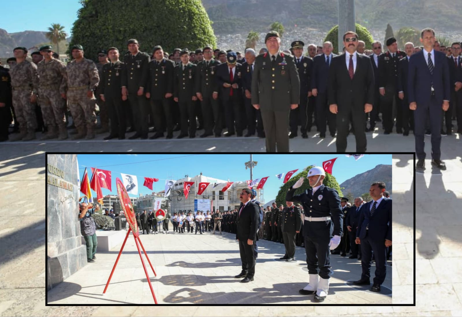 Kahraman gaziler onuruna tören düzenlendi