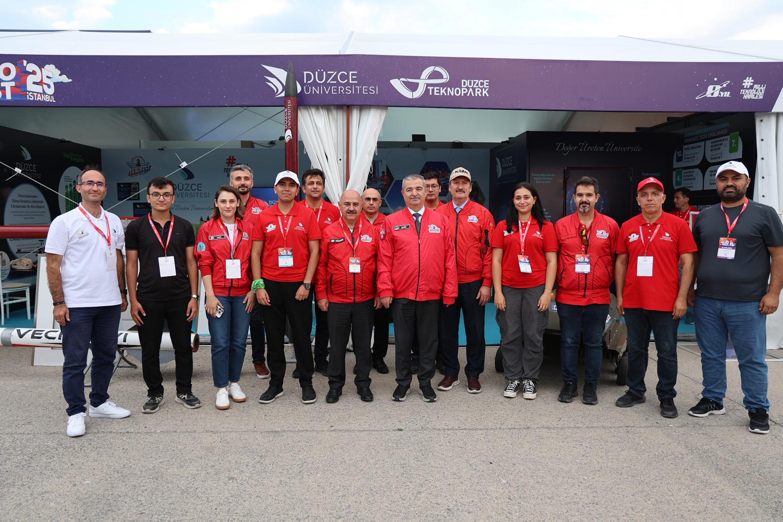 Düzce Üniversitesi TEKNOFEST 2025’te Yerini Aldı