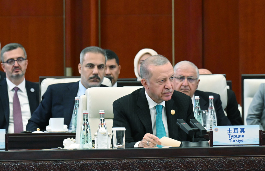Cumhurbaşkanı Erdoğan’dan Şanghay İşbirliği Teşkilatı Zirvesi’nde Gazze Vurgusu