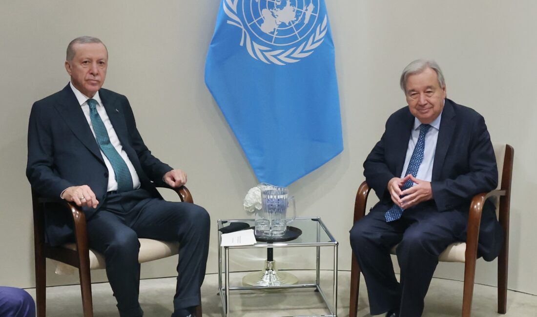 Cumhurbaşkanı Erdoğan, BM Genel Sekreteri Guterres İle Görüştü ABD / TEKHA Cumhurbaşkanı