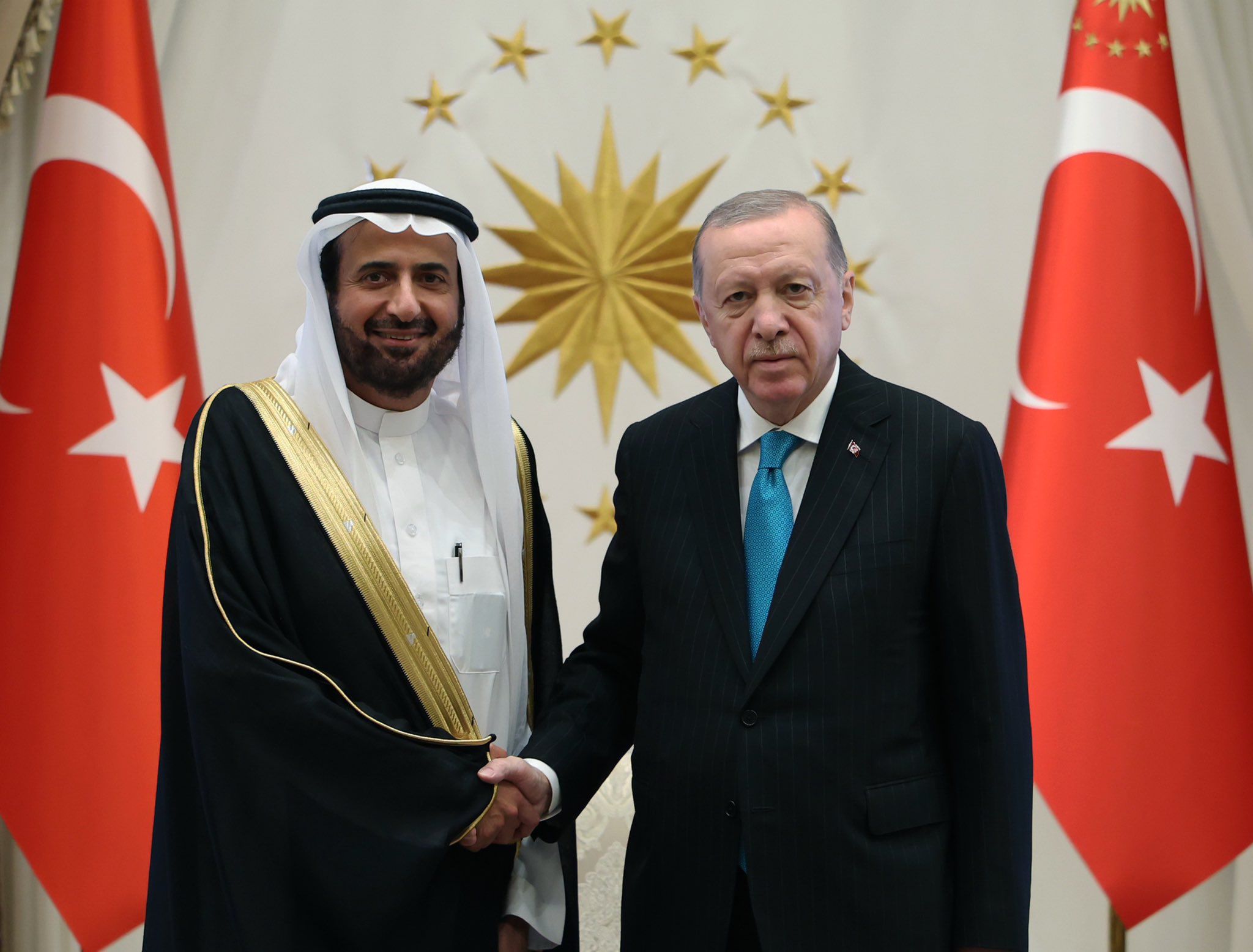 Cumhurbaşkanı Erdoğan, Suudi Arabistan Hac ve Umre Bakanı Tevfik er-Rabia’yı Kabul Etti