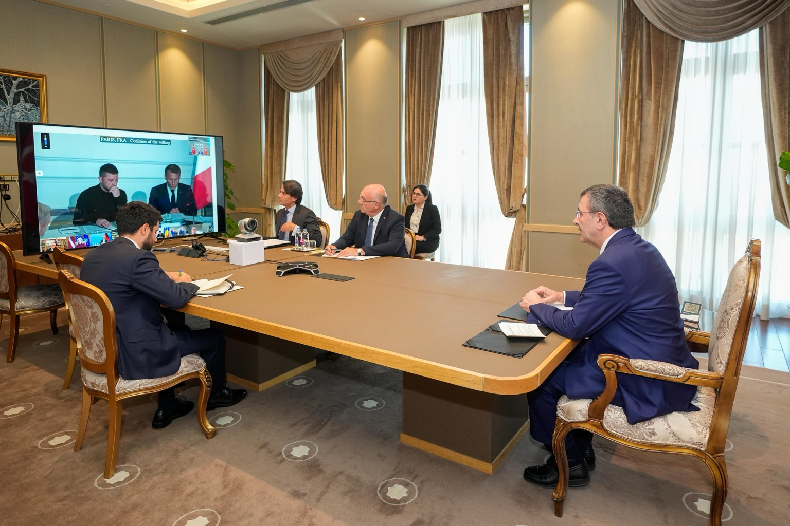 Cumhurbaşkanı Yardımcısı Cevdet Yılmaz, Gönüllüler Koalisyonu Liderler Zirvesi’ne Katıldı