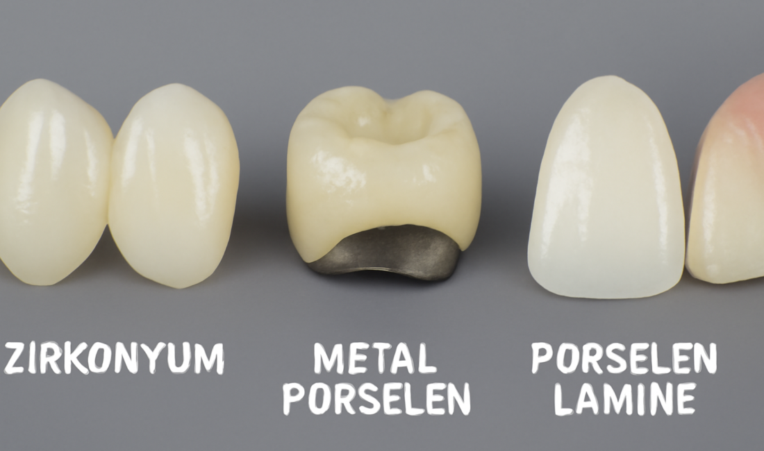Gülüş Estetiğinde 3 Popüler Seçenek: Zirkonyum, Metal Porselen ve Porselen Lamine