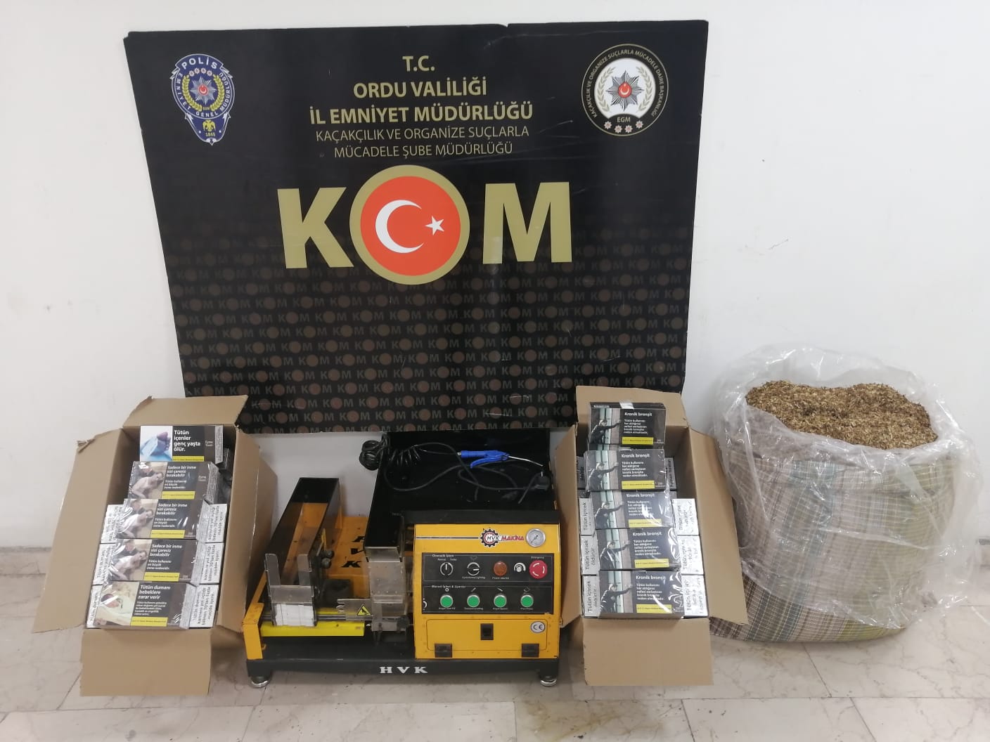 Ordu’da Kaçakçılık, Narkotik, Trafik ve Asayiş Operasyonları