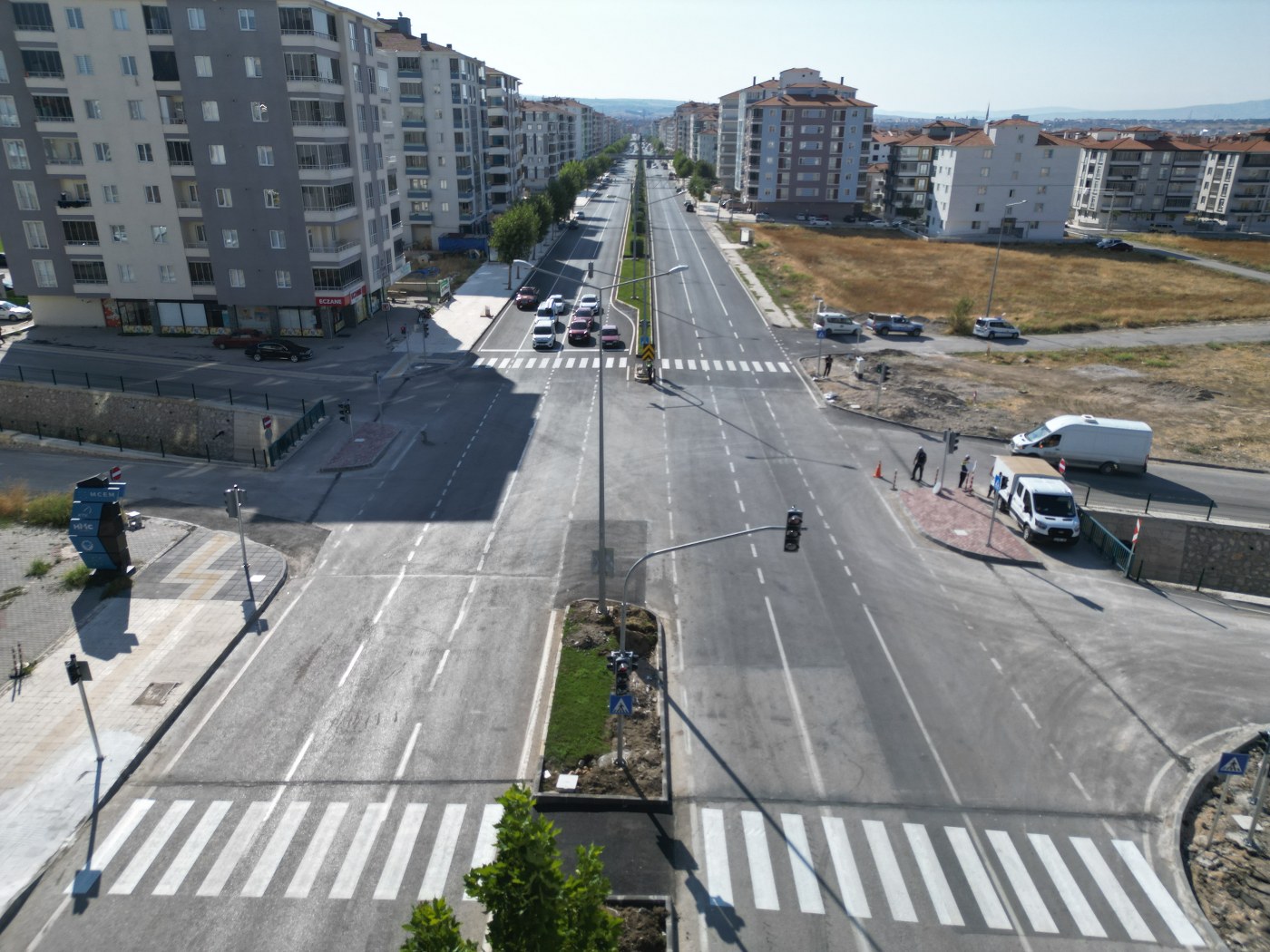 Çorum’da Özgürevler Kavşağına Sinyalizasyon ve Yeni Trafik Düzenlemesi