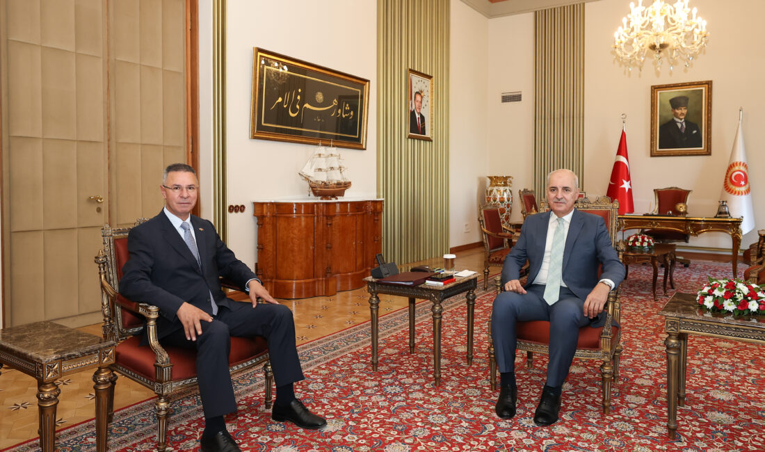 TBMM Başkanı Kurtulmuş, Filistin Büyükelçisi Mustafa’yı Kabul Etti ANKARA / TEKHA Türkiye