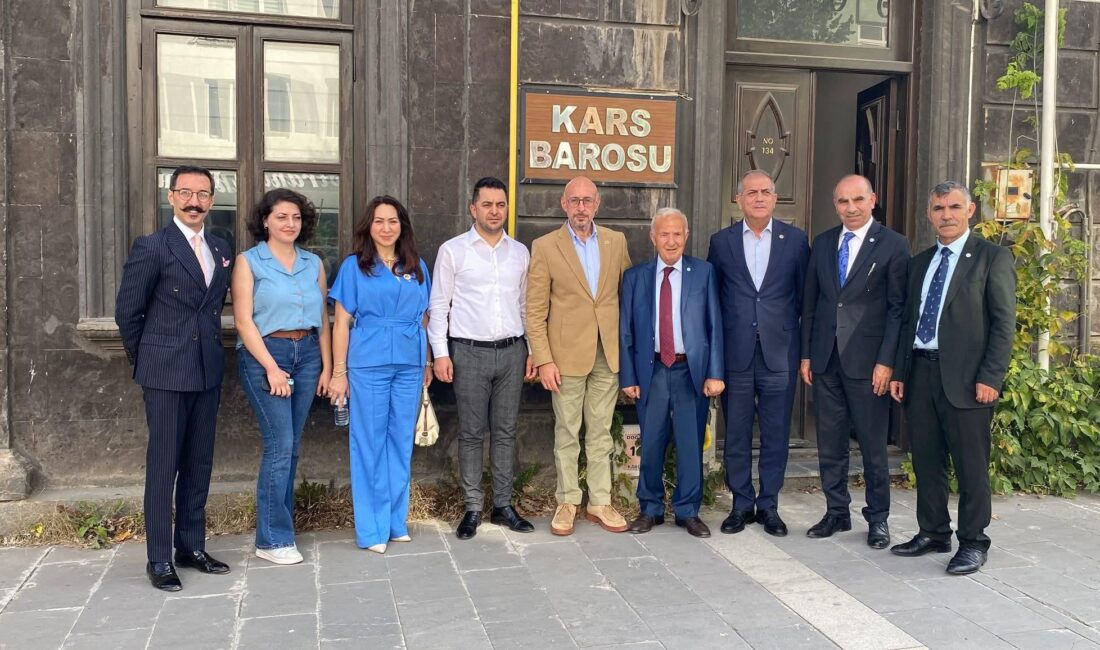 İYİ Parti Heyetinden Kars Barosu Başkanı Av. Nejat Yağcı’ya Ziyaret CEM DAŞDELEN- KARS /