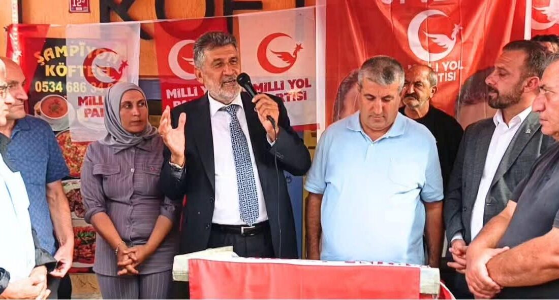 Kars’ta Milli Yol Partisi İl Binası Açılışına Genel Başkan Remzi Çayır, Katıldı CEM DAŞDELEN- KARS /
