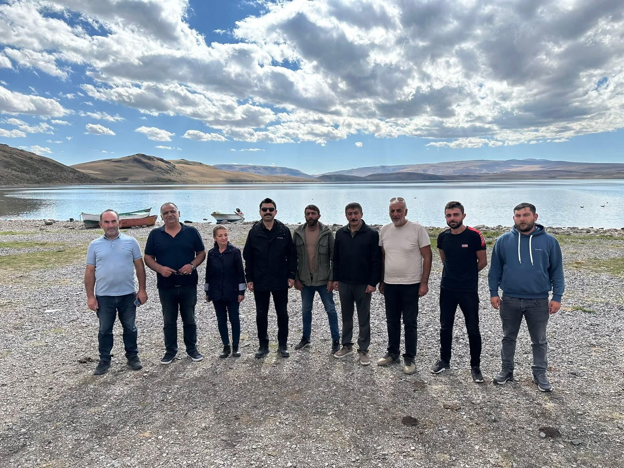 Susuz Kaymakamı ve Belediye Başkanı Aygır Gölü’nde İncelemelerde Bulundu