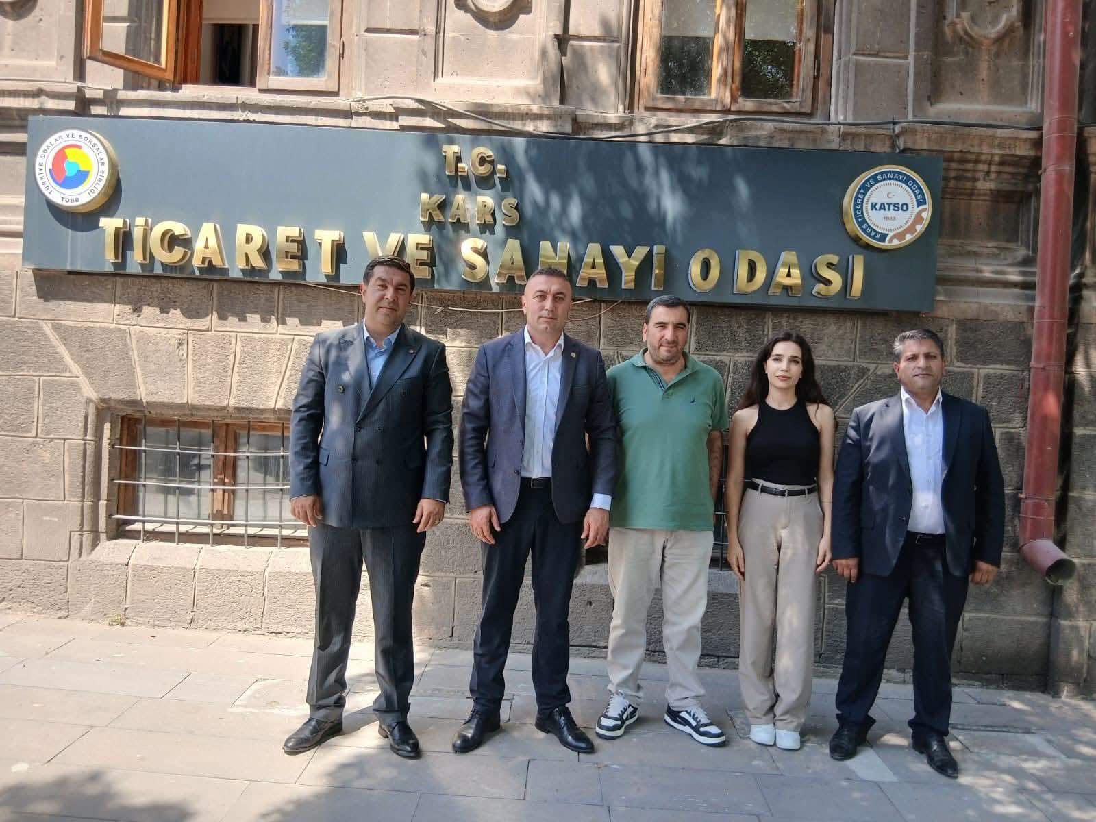 Kars Ziraat Odası Başkanı Özcan Mücük’ten KTSO’ya Ziyaret