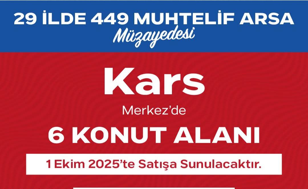 29 İlde 449 Arsa Açık Artırma ile Satışa Sunulacak