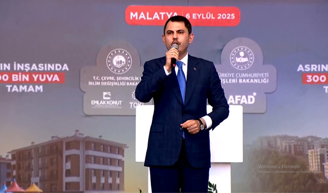 Bakan Murat Kurum Malatya’da: “Yıl Sonuna Kadar Evsiz Depremzede Kalmayacak” CEM PARLAK – MALATYA