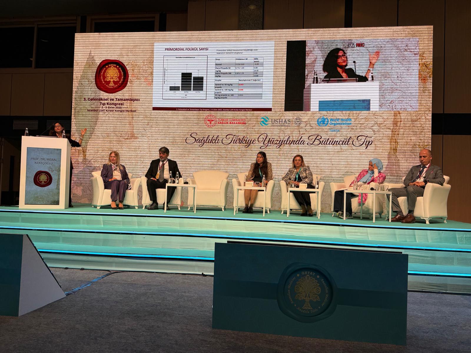 DAGEM Müdürü Prof. Dr. Meral Kekeçoğlu, 3. Geleneksel ve Tamamlayıcı Tıp Kongresi’nde Sunum Yaptı