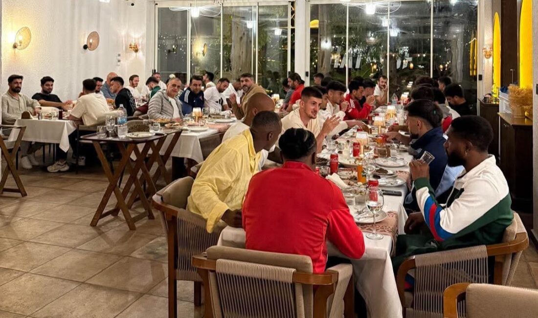Hatayspor’da Maç Öncesi Moral Yemeği Hüseyin ZORKUN – HATAY-